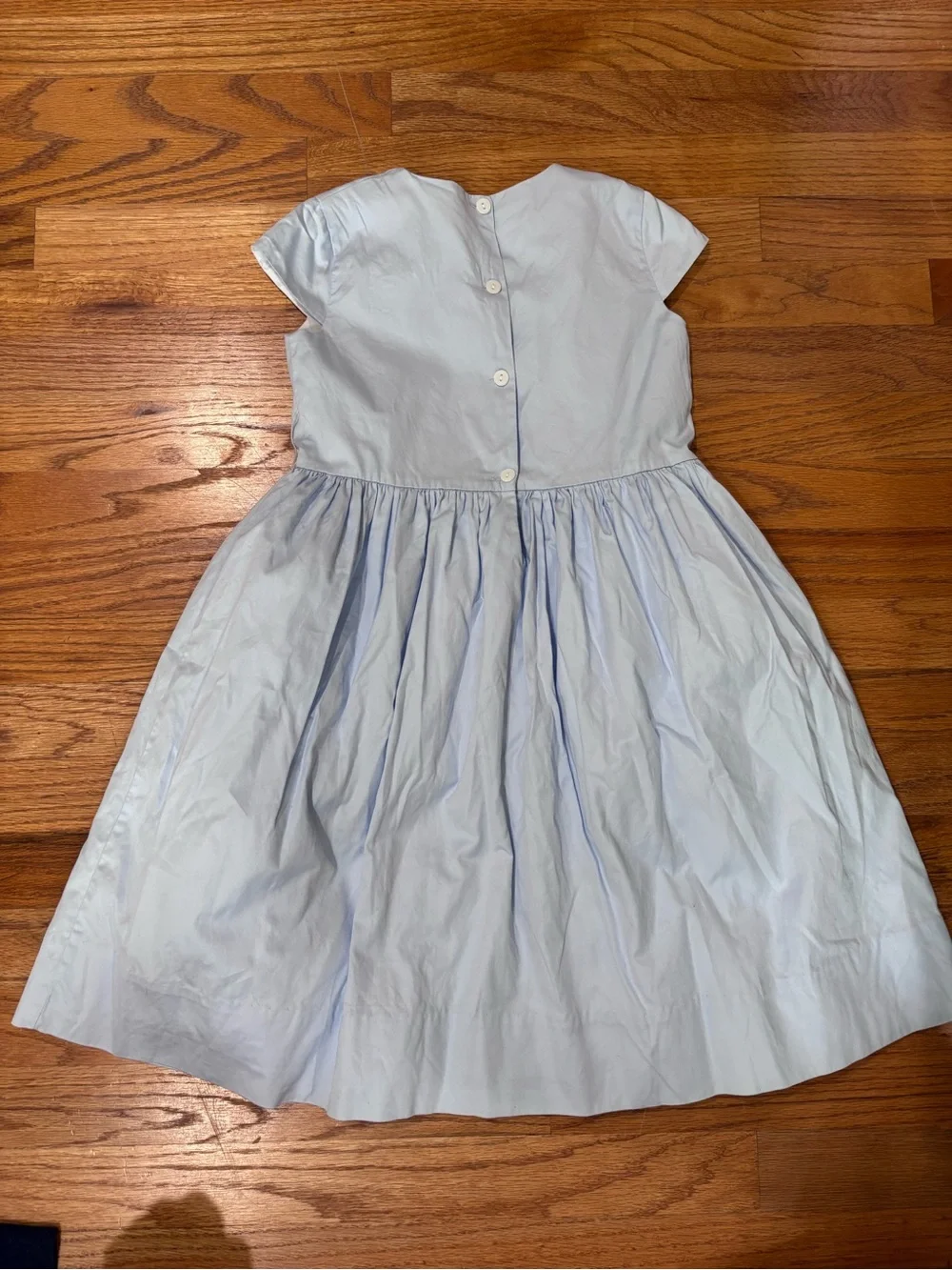 Bella Bliss Light Blue Girls' Cap Sleeve Party Elegant Children's Dress 6